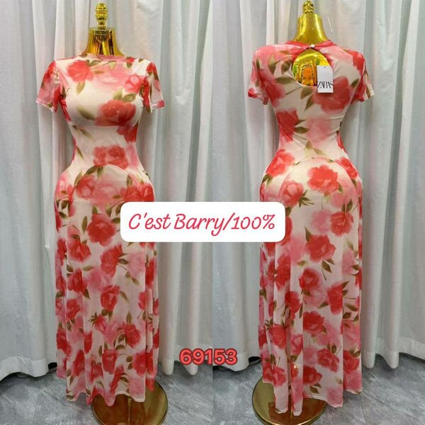 Robe Longue Florale Élégante