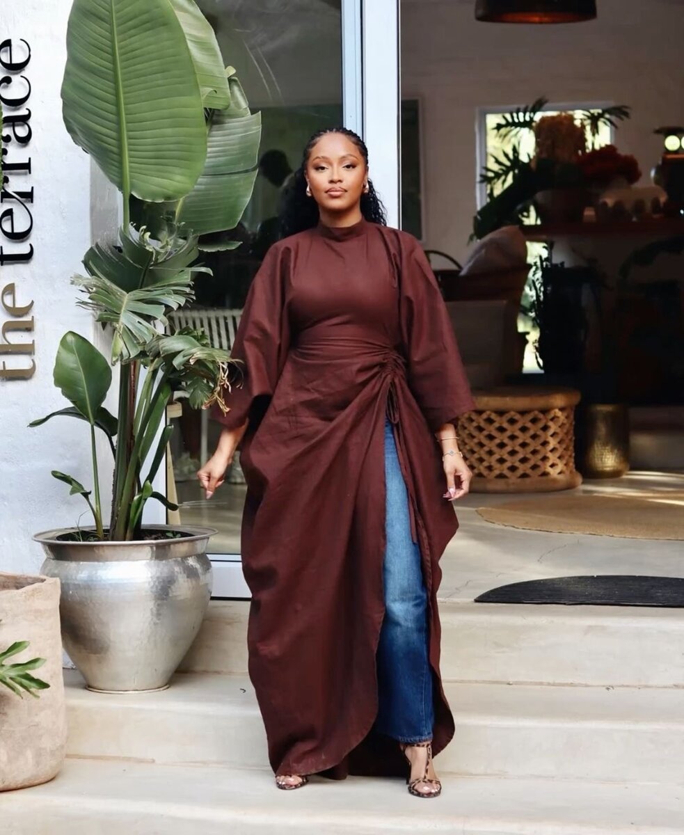 Cape élégante en soie