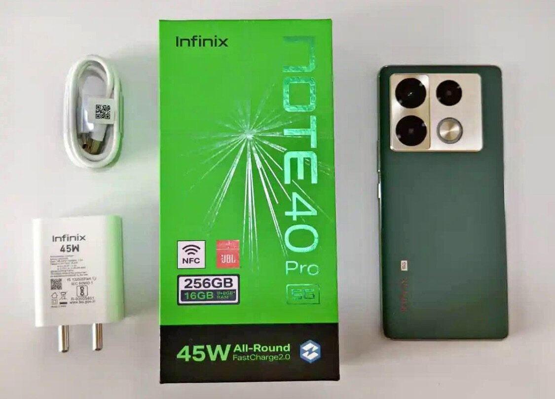 INFINIX NOTE 40 PRO 5G  16GB RAM  256GB STORAGE  BRAND NEW P