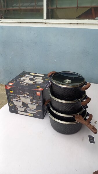 Granite Costed Cookware Non Stick [10 Pcs]