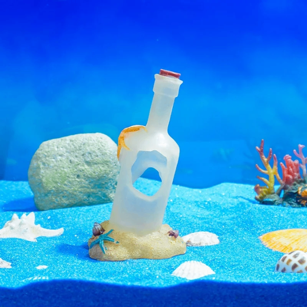 Décoration bouteille flottante