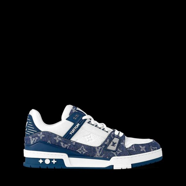 Baskets Homme Luxe Bleu Blanc