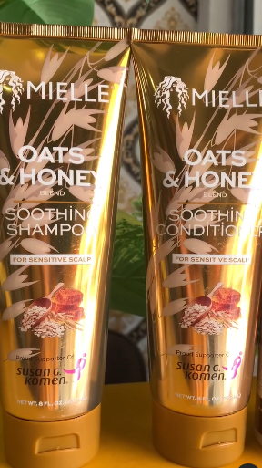 ✅Mielle oats and honey soothing leave in conditioner