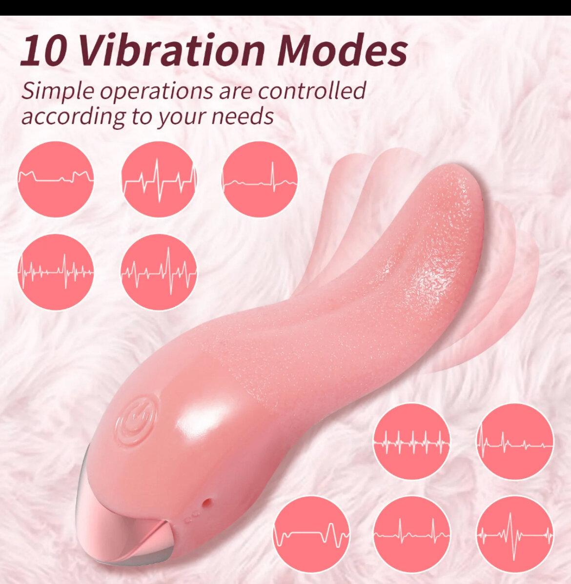 Vibromasseur 10 Modes de Vibration