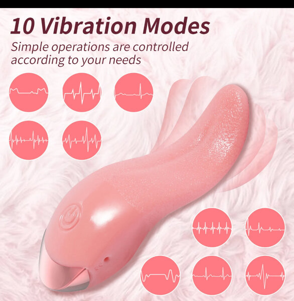 Vibromasseur 10 Modes de Vibration