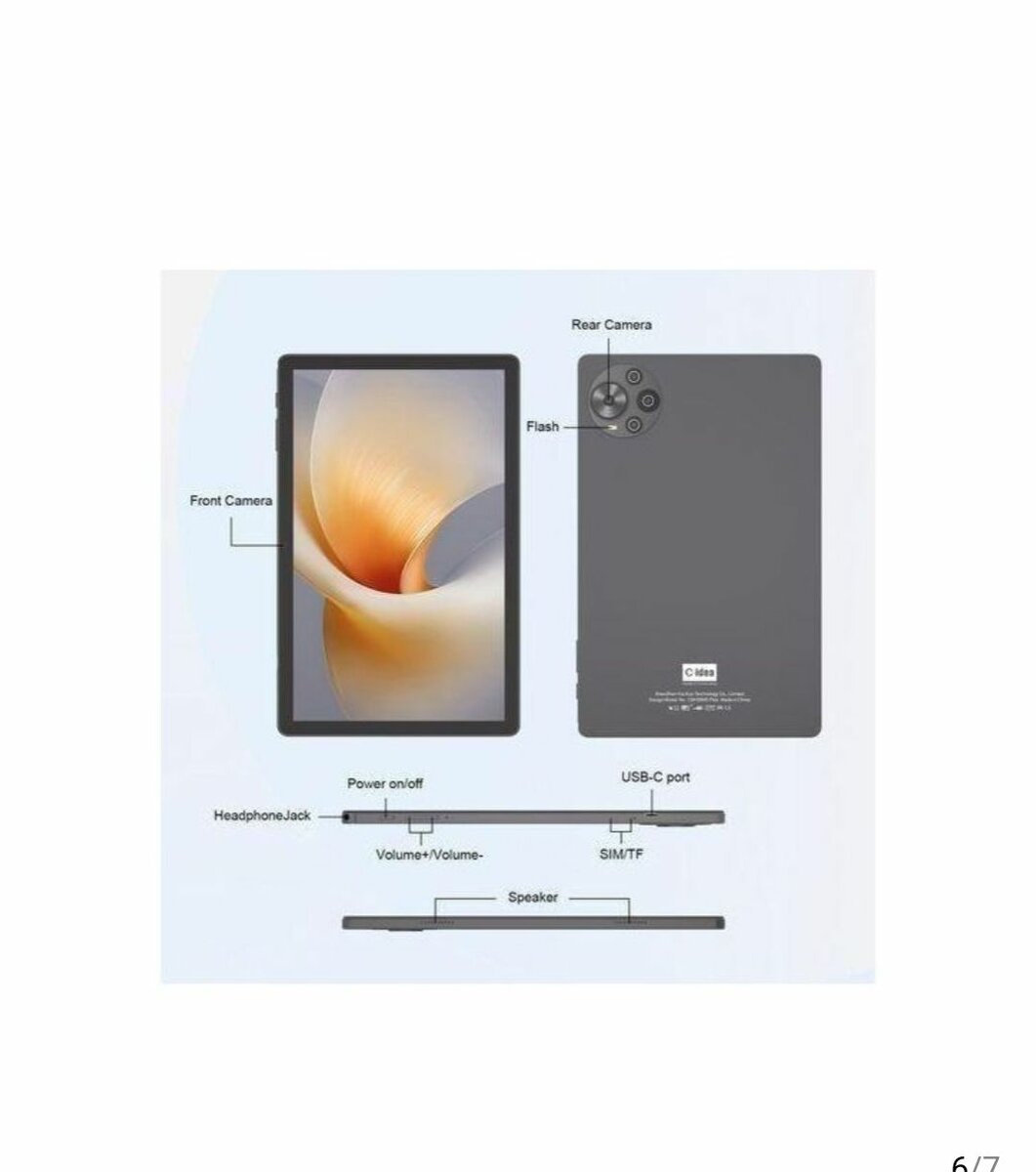 Tablette 8GB RAM 1TB ROM