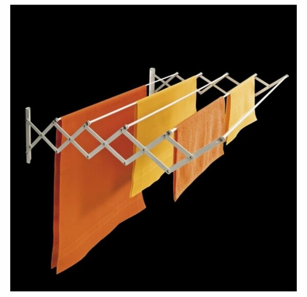 WALL-MOUNTED FOLDABLE EXTENDABLE ALUMINUM CLOTHES AIRER