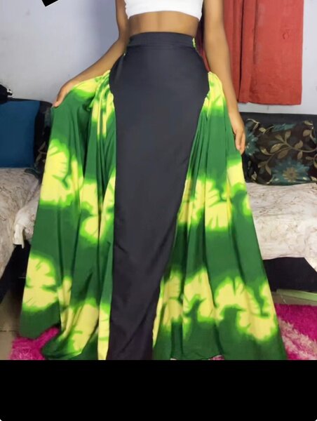 Jupe Longue Évasée Colorée