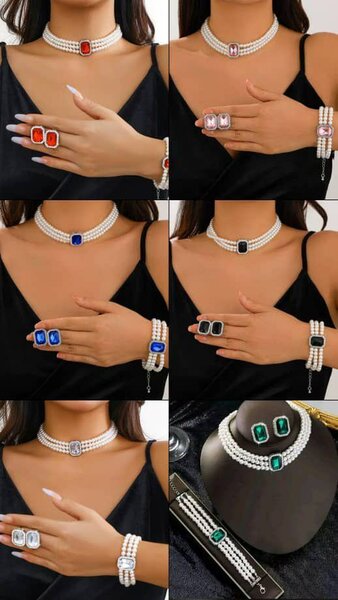 Collier et Bracelet en Perles Élégants