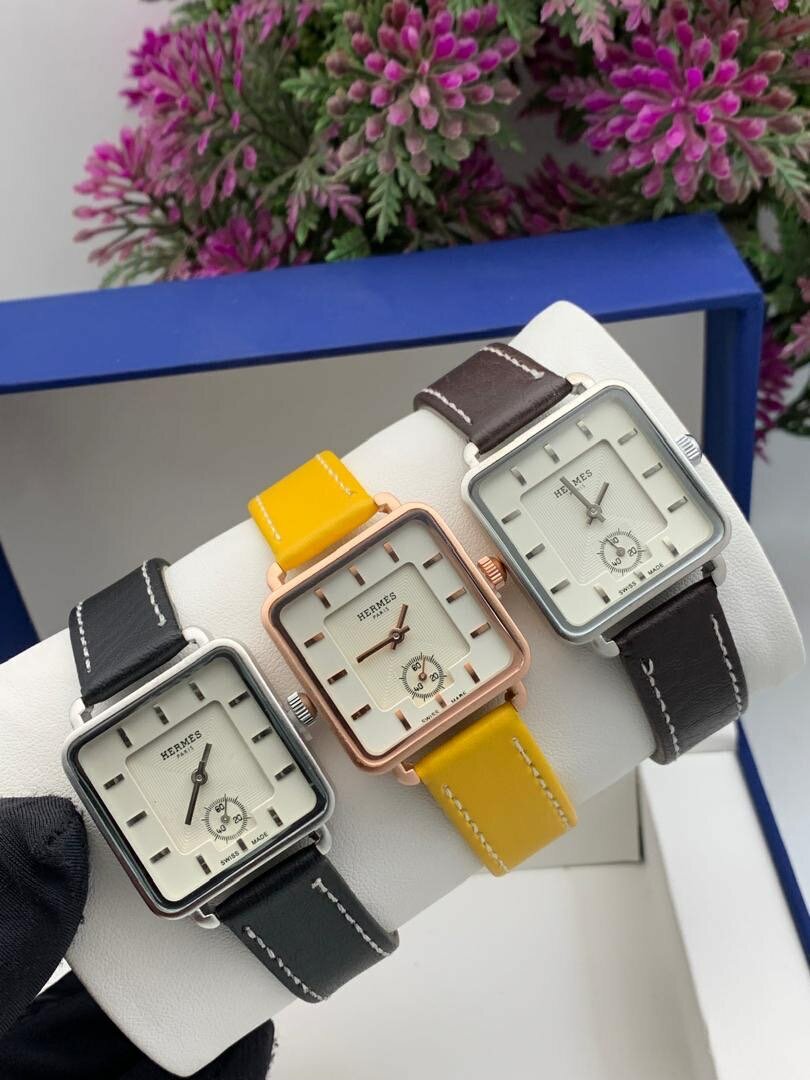 Hermes Leather Watch