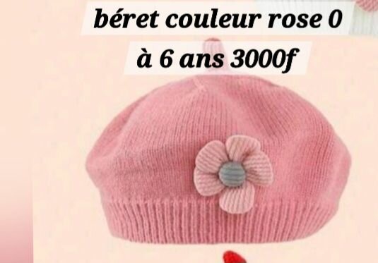 Béret Enfant Fleur