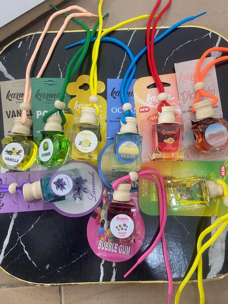 Lot de désodorisants voiture parfumés