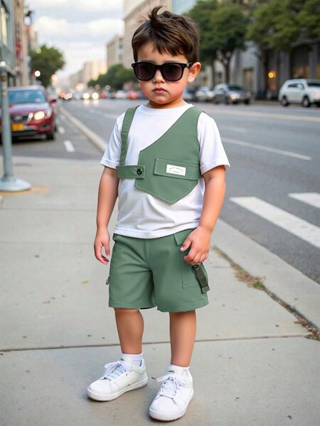 Robe fille avec nœuds élégants