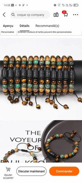 Bracelet de signe zodiaque en