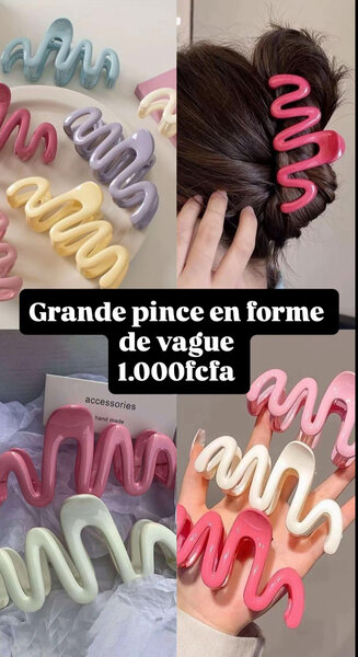 Pince à cheveux nœud