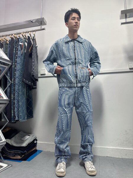 Ensemble denim tendance homme