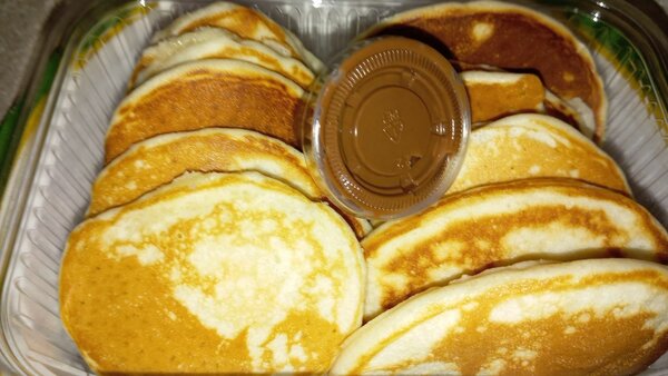 Pancakes nature, Nutella