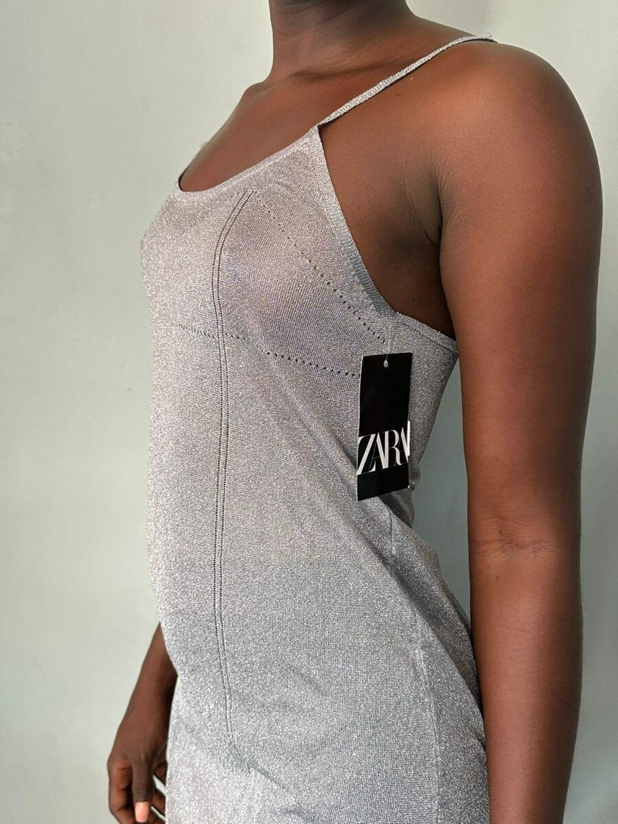 Robe Moulante Brillante Femme