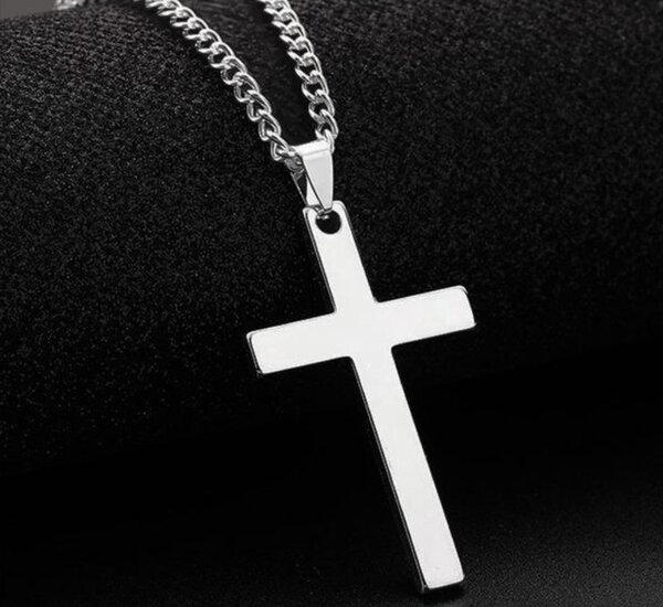 Pendentif Croix en Acier