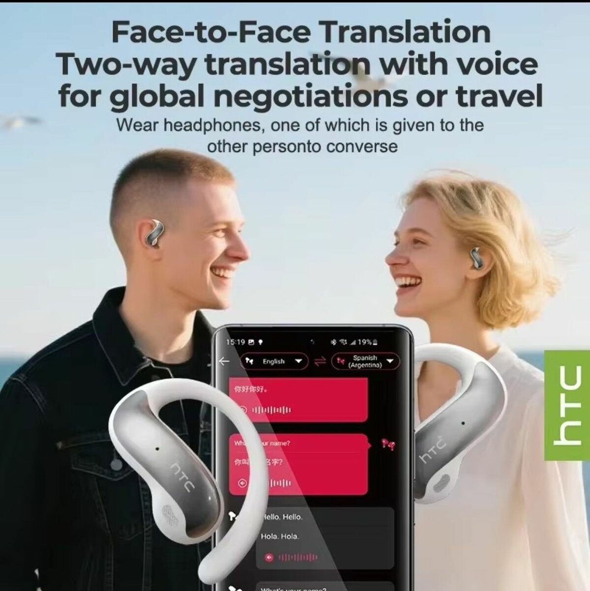 HTC Écouteurs de Traduction
