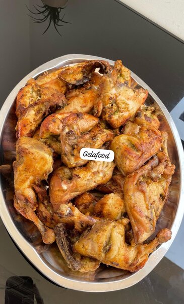 Poulet frit + attieke