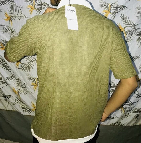 Polo en maille rétro homme