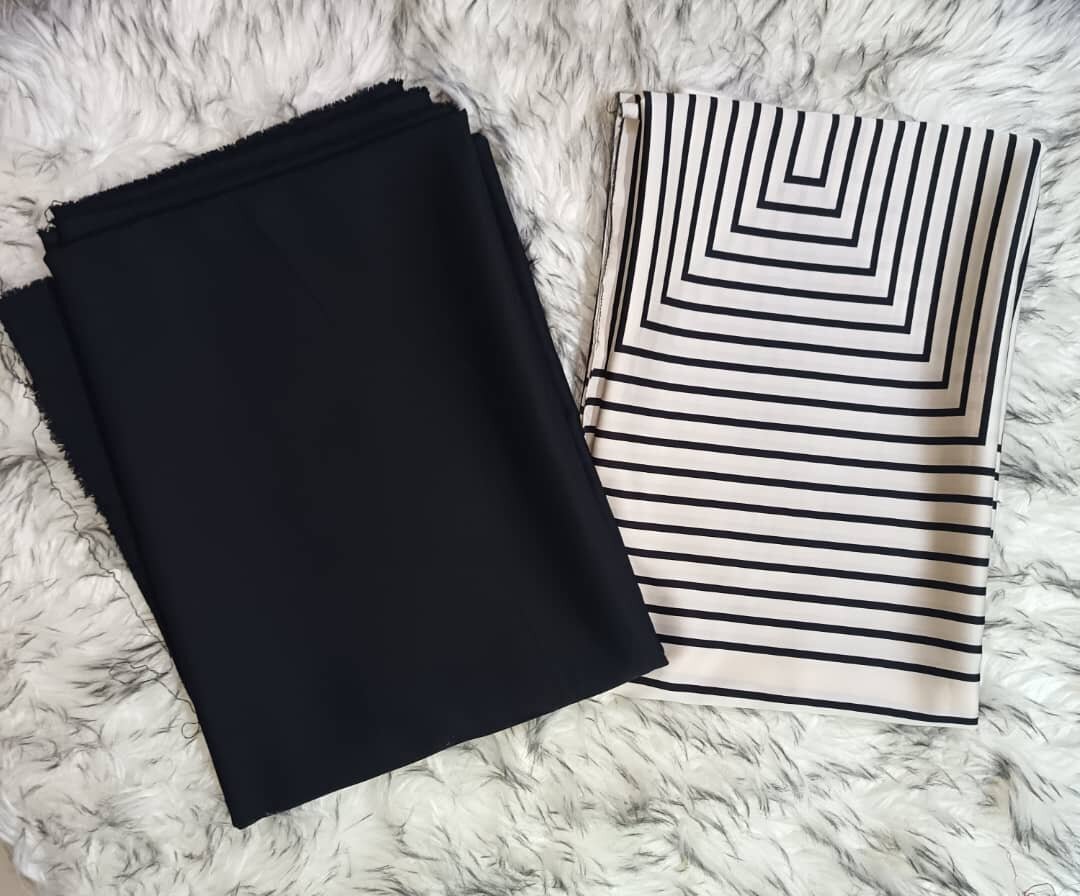 Tissus imprimés doubles uniques