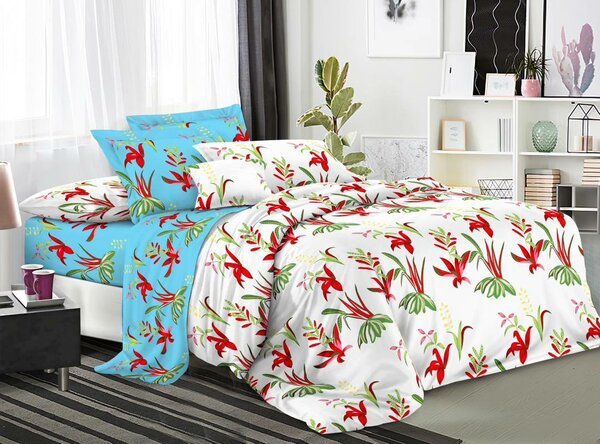 Parure de Lit Géométrique 3 Places