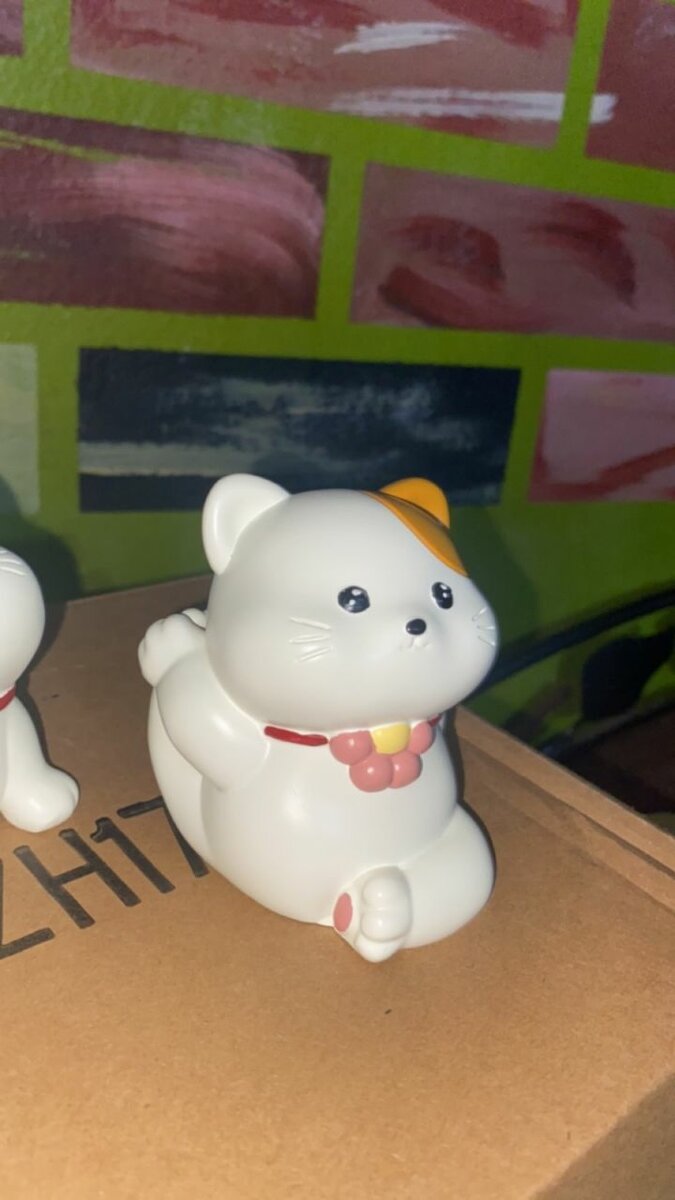 Statuette Maneki-neko Porte-bonheur