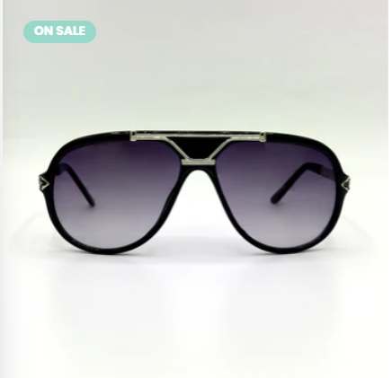 LV Retro Black Men Sunglasses