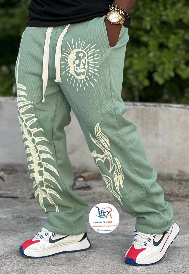 Pantalon jogging crâne unisexe
