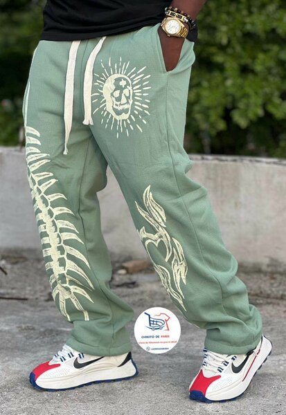 Pantalon jogging crâne unisexe