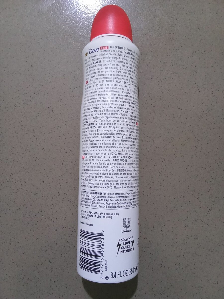 Dove Déodorant Go Fresh