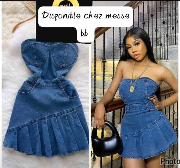 Robe en denim élégante