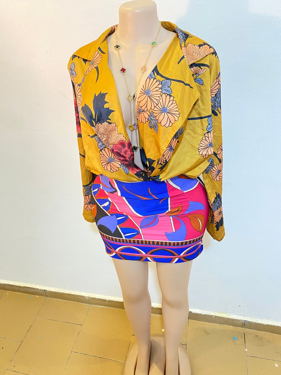 Ensemble coloré femme