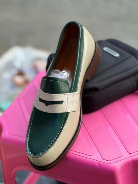 Mocassin de Luxe en cuir 