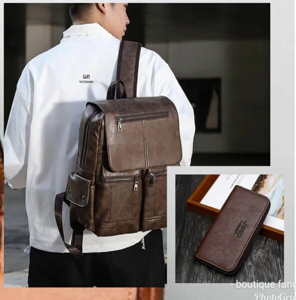 Sac a dos + portefeuille 15,6 pouce