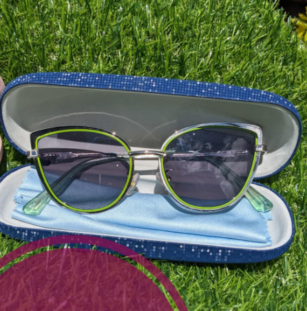 Sunglasses with black frames