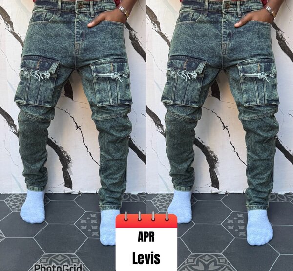 Jeans cargo pour hommes