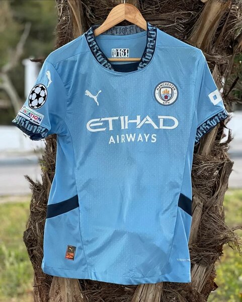 Maillot de city bleu