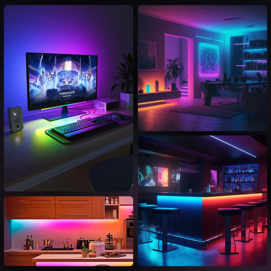 Bande LED RVB 10M télécommandé