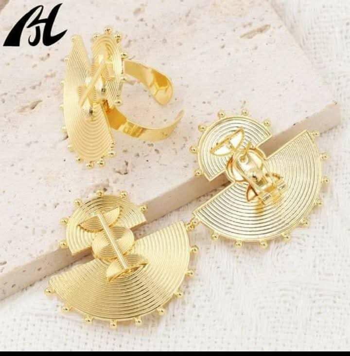 Boucles d'oreilles géométriques Afrique