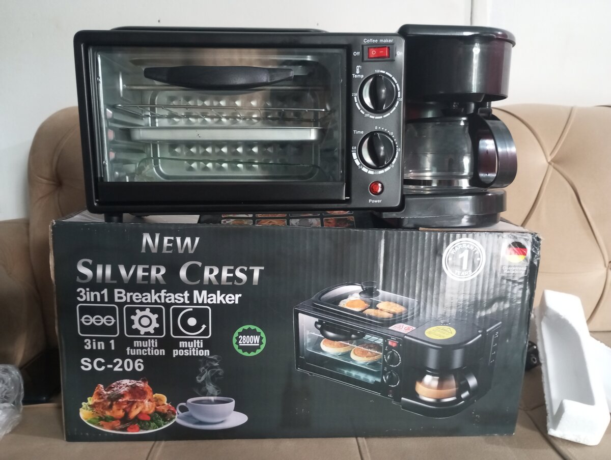 Mini four électrique 3 en 1