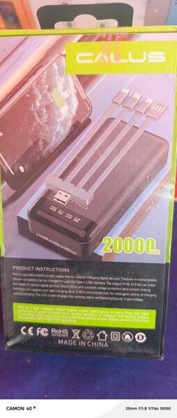 Power Bank Calus 20000mAh
