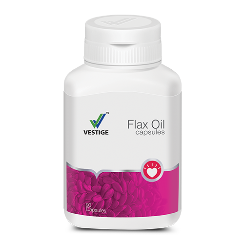 Flax oil capsules