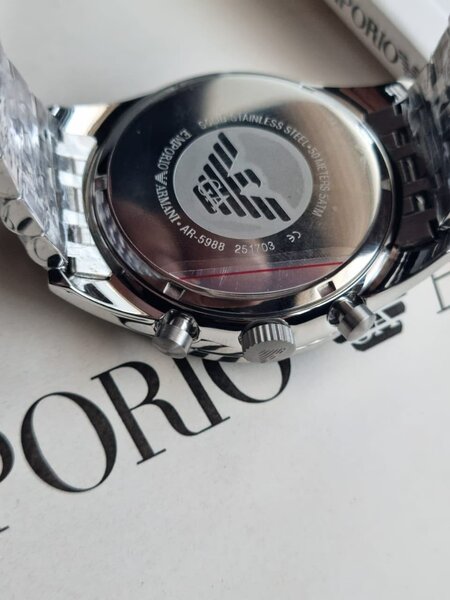 EMPORIO ARMANI Emperio Armani Sportivo Black Dial Quartz Men