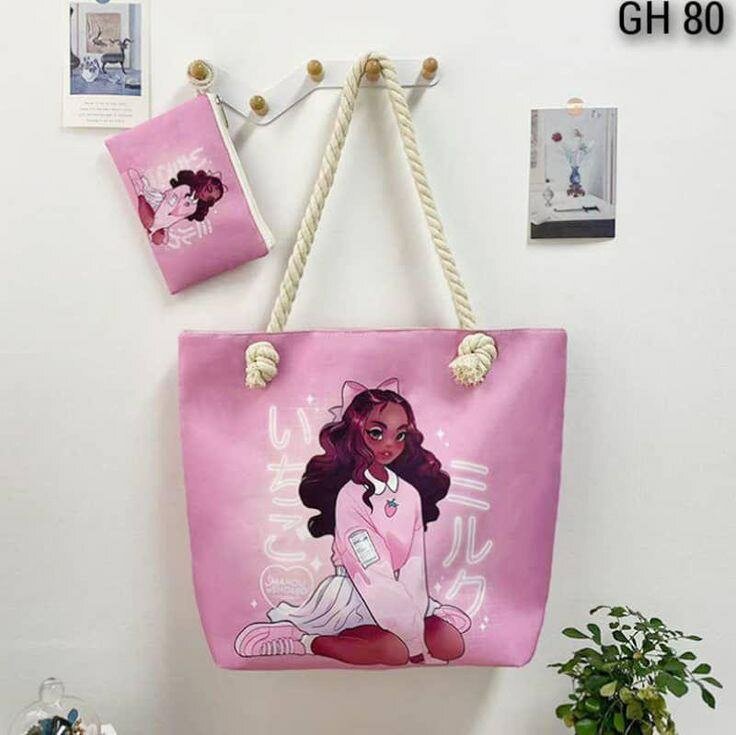 Sac cabas avec illustration unique