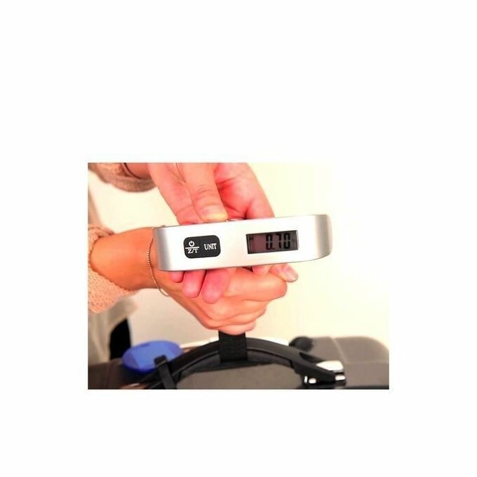 Balance électronique - Portable Jusqu’a 50 Kg - Gris/Noir