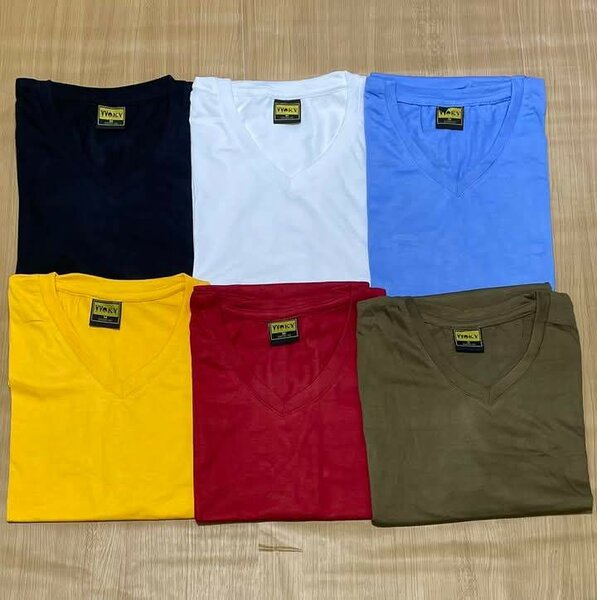 Lot de T-shirts colorés unisexes