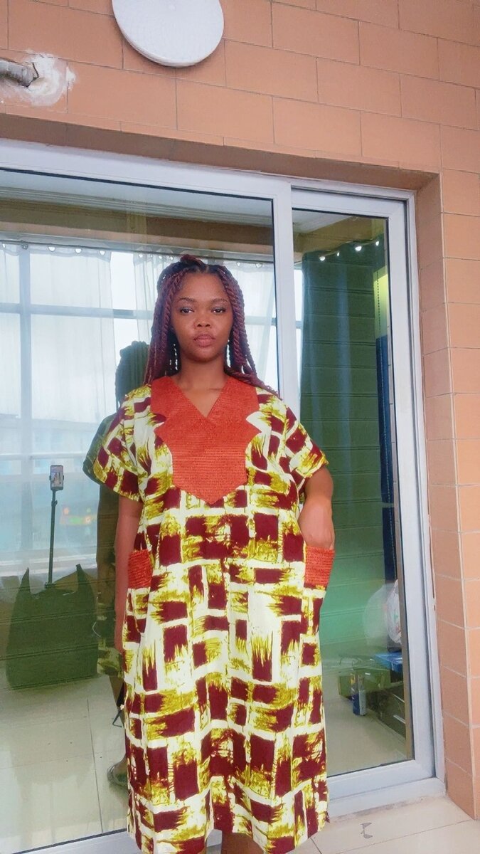 Robe ample colorée pour femmes